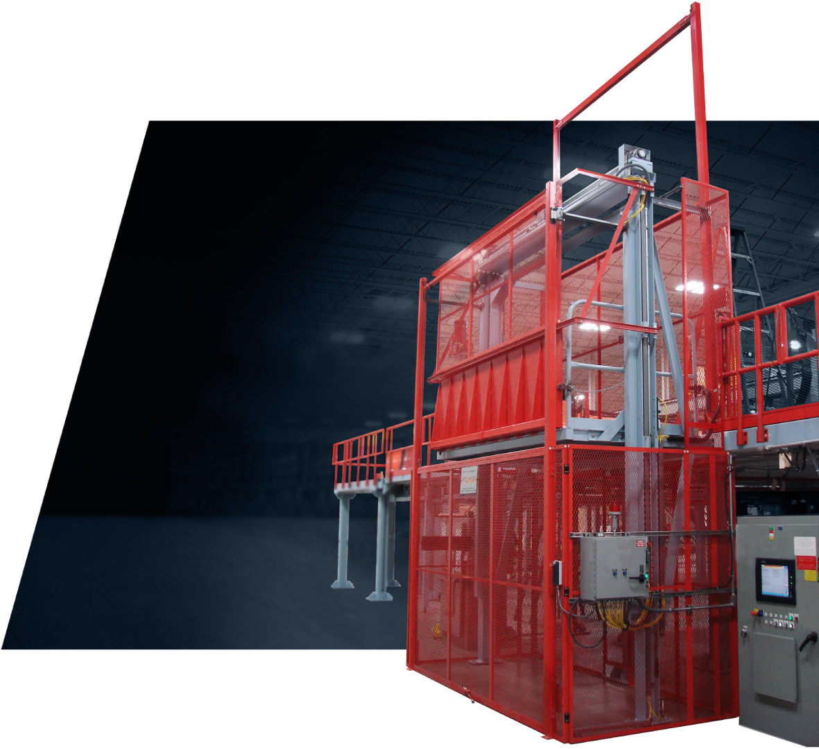 Avoiding operational costs with custom VRCs - custom material lifts - Autoquip