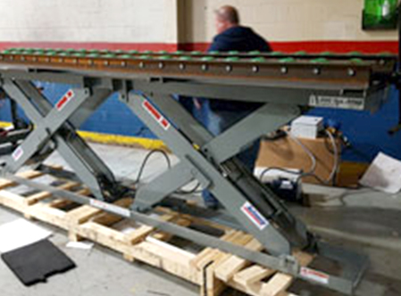Narrow Series 35 Scissor Lift for Conveyor Process