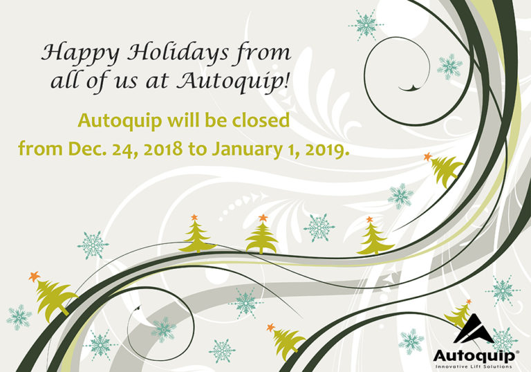 Happy Holidays from Autoquip