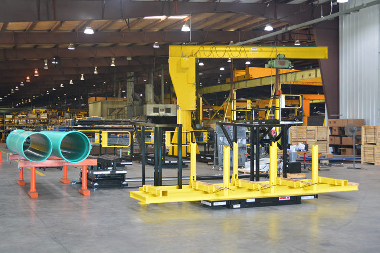 Integrated Pipe-handling and Rack Lift System - Autoquip