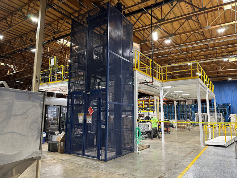 Mechanical Straddle Freight Lift Transfers Coffee Bean Carts - Autoquip