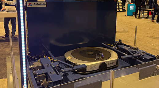 Autoquip Autolock display at Promat 2025